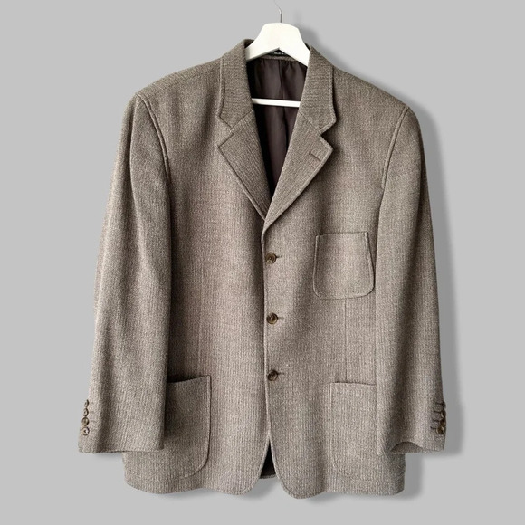 Vintage Guy Laroche Union Made Pure  Wool Blazer - Picture 1 of 15